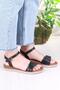1000 Ceyn Buckle Detailed Comfortable Lightweight Women's Sandals - 3