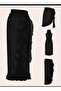 Ruffled tulle pareo skirt - 4