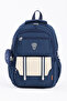 Functional Navy Blue School Bag for Girls & Backpack for Boys - Primary School, Middle School, High School - 2