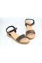 25Y346-3 Orthopedic Black Women's Sandals - 4