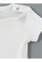 Lcw Baby Ecru Organic Fabric Baby Girl Bodysuit with Snap Fasteners 2-Pack - 6