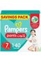 Baby Dry Pants Diapers with Aloe Vera Lotion, 360 Fit & up to 100% Leakproof, Size 7, 17+kg - 2