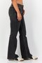 Women Regular Fit High Rise Washed Flared Jeans, Grey - 2