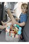 Portable Diaper Caddy with Handle, Grey Nursery Storage Basket Organizer - 4