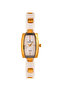 Women Water Resistant Ceramic Analog Wrist Watch M1122GPWW