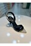 Vollex Single Strap Metal Detailed Heeled Shoes - 3