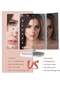 Triple Folding LED Cosmetic Mirror, Portable Touch Control Glossy for Dresser - 5