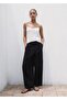Pleated Wide Leg Pants - 2