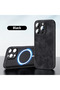 Protective -leather Case With Magsafe For Iphone 12 Pro Max, Black - 3