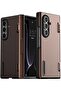 Terra Guard Modern for Samsung Galaxy Z Fold 7 case 2025 with Hinge Protection Dark Brown