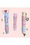 Fixpoint -3 Pieces- Mechanical Automatic Pastel Colors Girl Set Rocket Eraser (P-1307) - 3