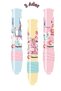 Fixpoint -3 Pieces- Mechanical Automatic Pastel Colors Girl Set Rocket Eraser (P-1307)