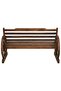 Garden Bench 112 cm Solid Firwood - 4