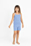 Girl's Cotton Rope Strap Shorts Pizzama Set - 2