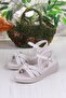 05-2077 Soft Comfortable Buckle Detailed Gathered Band Women's Sandals - 5