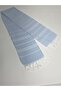 Blue Striped 100% Cotton Peshtemal – Beach, Bathhouse and Daily Use - 2