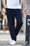 Men's Elastic Waist Lace-Up Jogger Tracksuit Relaxed Fit - 3