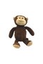 Kindergarten backpack, reversible, plush monkey, removable, 21cm - 3