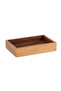 Elegant Design Acacia Rectangular Bath Soap Dish