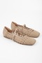 Women's Miela Skin Buckle Knitted Ballerinas
