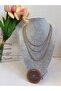 Steel Three Color Thin Twist Chain Necklace