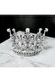 Silver Pearl Cake Crown Set (Cake Crown, Birthdayqueen Pastaplexis, Silver Cake Simi) - 6