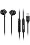 Original Headphones Type C – USB-C Wired Earphones with Mic & Volume Control, Noise Cancelli