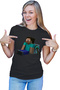 Tricou dama Minecraft Diamond Cube Pickaxe Mining Sit Steve