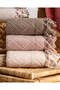 Buldan Production Dowry Deluxe Jacquard Porto 4-Piece Bath Towel I 70X140 - 2