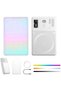 2-in-1 Phone Selfie Light & Magnetic Power Bank - RGB Mobile Photography light (MA5R White) - 2