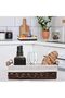 2-Pack Woven Storage Baskets Rectangular Fabric with Washable Liner Paper Rope Woven Design - 3