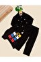 Dar Kalip! Boy's Transitional Stretchy Fabric Set of 3, Jogger Pants Sets |   T-Shirt, Denim Jacket and Pants - 3