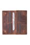 Aura Genuine Leather, Handmade, Phone Compartment, Women's Wallet, Antique Brown - 7