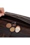 Aura Genuine Leather, Handmade, Phone Compartment, Women's Wallet, Dark Brown - 4