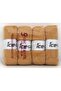 4X100Gr. Favorite Acrylic Gold Winter, Flat Strands, Worsted, 100% Acrylic - 4