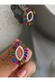 Evening Dress Oval Nail Earring - 2