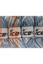 Lot of 4 X 100Gr Skeins Ice Yarns Lorena Color (50% Cotton) Yarn Blue Shades White - 4