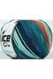 Lot of 4 X 100Gr Skeins Ice Yarns Alpaca Light Magic (25% Alpaca 35% Wool) Yarn Blue Shades Green Sh