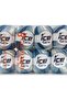 8X50Gr. Alara Batik Cotton, Acrylic Light Grey, Blue Tones, Light Cream Summer Yarns, Cotton - 4