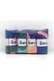 Lot of 4 X 100Gr Skeins Ice Yarns Magic Glitz Yarn Salmon Yellow Purple Green Turquoise Blue - 4