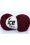 6X50Gr. Almina Cotton Mercerized Cotton Burgundy Summer Yarns, Cotton, 100% Cotton
