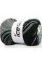 Lot of 4 X 100Gr Skeins Ice Yarns Batik Chunky Yarn Black Grey White