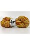 3X100Gr. Organic Wool Bulky Hand Paint Golden Tones Luxury, Winter, Wool, 100% Wool, Thick, Hand Painting