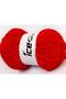 Lot of 4 X 100Gr Skeins Ice Yarns Chenille Baby Light (100% Microfiber) Yarn Red