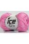 6X50Gr. Almina Cotton Mercerized Cotton Pink Summer Yarns, Cotton, 100% Cotton