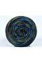 1X225Gr. Cakes Sock New Wool Black, Blue, Turquoise, Olive Green Winter, Very Thin, Wool, Tie-Dye Patterned - 2