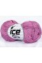 6X50Gr. Almina Cotton Mercerized Cotton Candy Pink Summer Yarns, Cotton, 100% Cotton