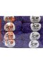 8X50Gr. Denim Acrylic, Cotton Dark Purple Summer Yarns, Cotton - 4