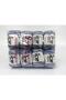 8X50Gr. Lorena Splash Acrylic, Cotton Blue Shades, Grey Shades Summer Yarns, Cotton, Tie-Dye Pattern - 4