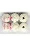 6X50Gr. Fettuccia Acrylic Light Cream Stripe, Summer Yarns, Worsted, Acrylic - 4